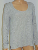 Sapph Gentle gris pullover en maille