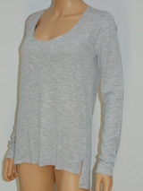 Sapph Gentle gris pullover en maille