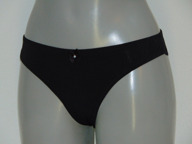 After Eden D-Cup & Up Faro noir culotte string