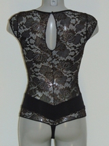 Super Sexy par Sapph Abegail noir/or corselet