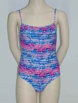 Seins et culottes bouffantes Chanouk bleu/rose maillot de bain