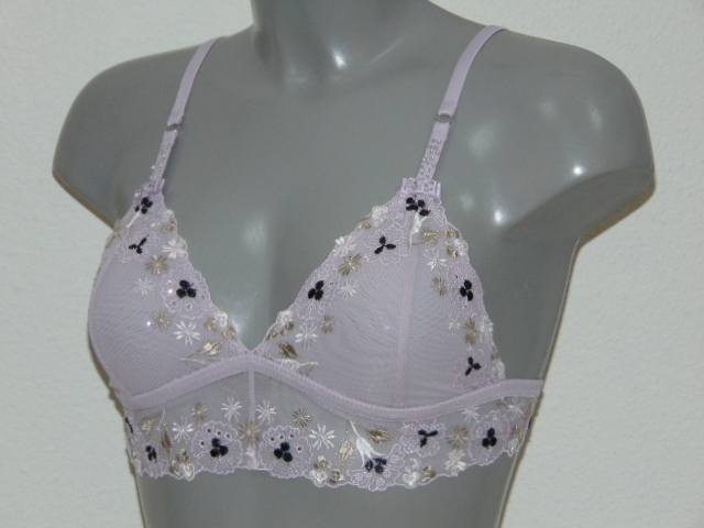 Sapph High Society lilas soutien-gorge sans armatures en dentelle
