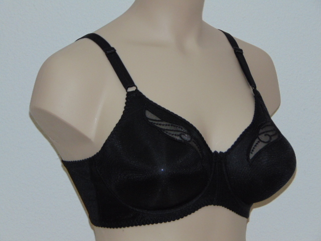 Elbrina Brenda noir soutien-gorge sans forme