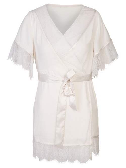 Sapph Carole blanc kimono