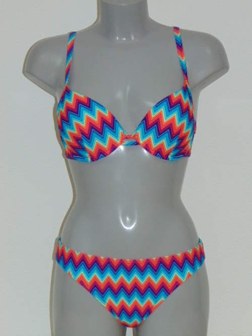 After Eden Molokai print bikinitop push up