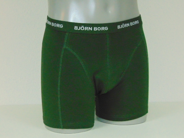 Björn Borg Basic vert/blanc boxer