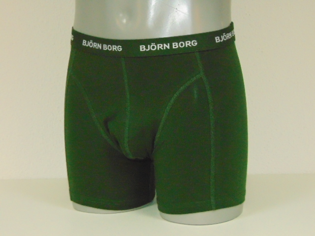 Björn Borg Basic vert/blanc boxer