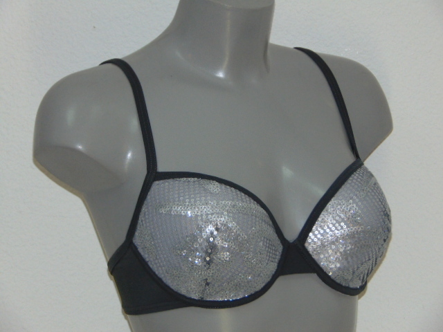 Maillots de bain Sapph Methics Leaves gris haut de bikini préformé