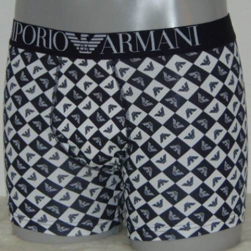Armani Hommes Irriconoscibile noir/blanc boxer