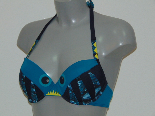Maillots de bain Marlies Dekkers Lagerthas Eyes bleu/print bikinitop push up