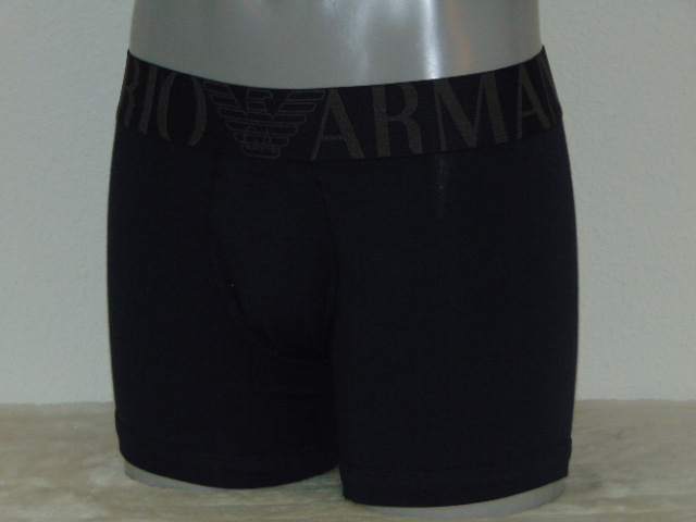 Armani Hommes Superiore bleu marine boxer