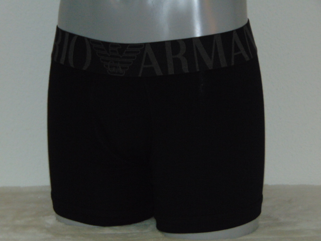 Armani Hommes Superiore noir boxer