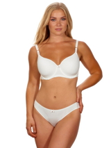 After Eden D-Cup & Up Faro blanc culotte string