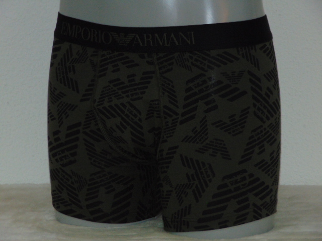 Armani Hommes Superiore kaki boxer