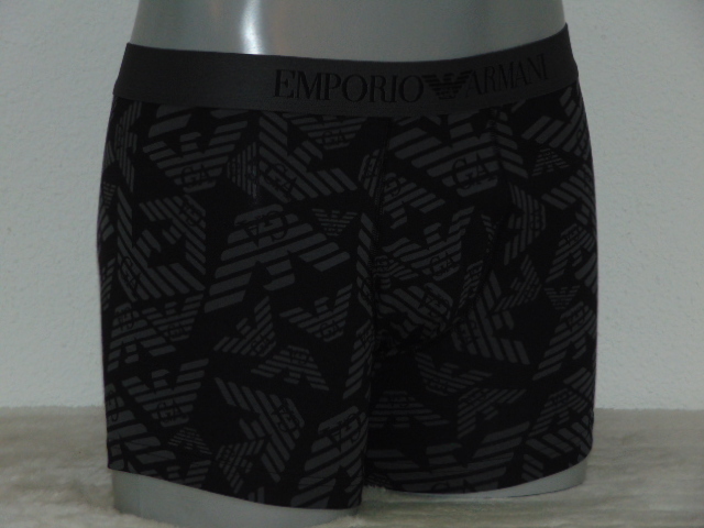 Armani Hommes Superiore gris/print boxer