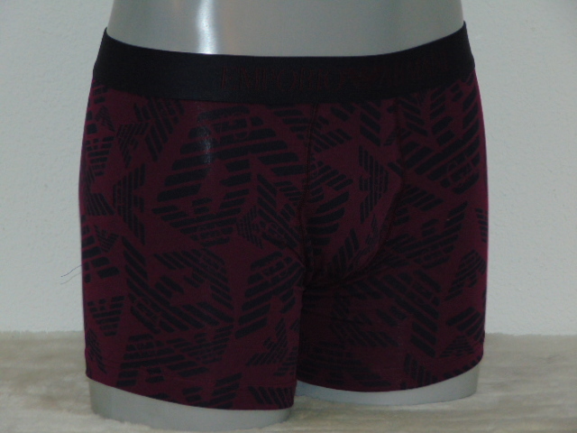 Armani Hommes Superiore bordeaux boxer