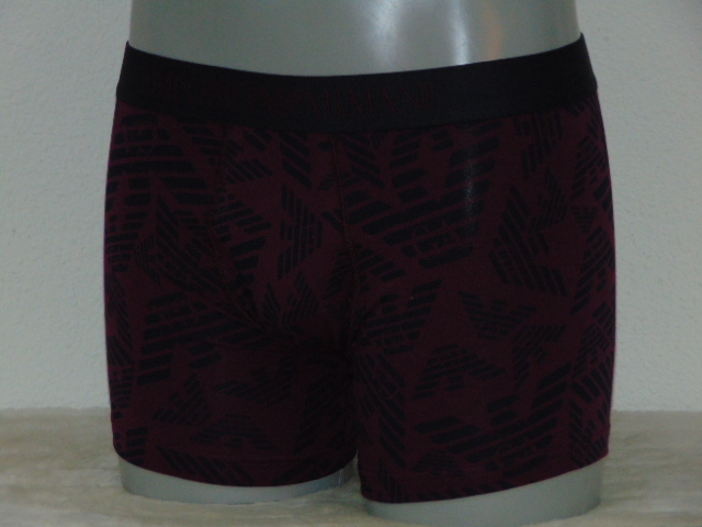 Armani Hommes Superiore bordeaux boxer