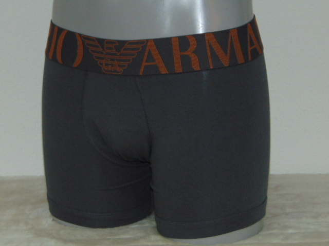 Armani Hommes Superiore gris boxer