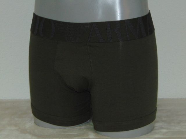 Armani Hommes Superiore kaki boxer