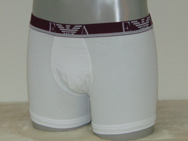 Armani Hommes Dura blanc/rouge boxer