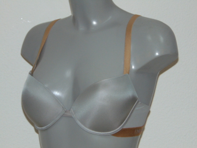 Armani Ladies Microfiber gris soutien-gorge push up