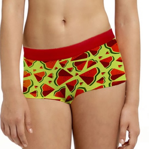 Seins et culottes bouffantes Sunny lime shortie