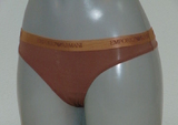 Armani Ladies Microfiber marron culotte string