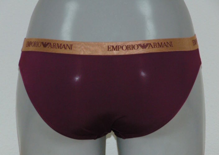 Armani Ladies Microfiber aubergine slip