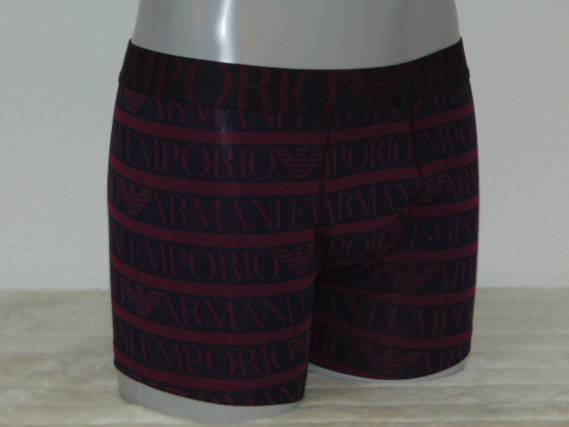 Armani Hommes Superiore bordeaux boxer