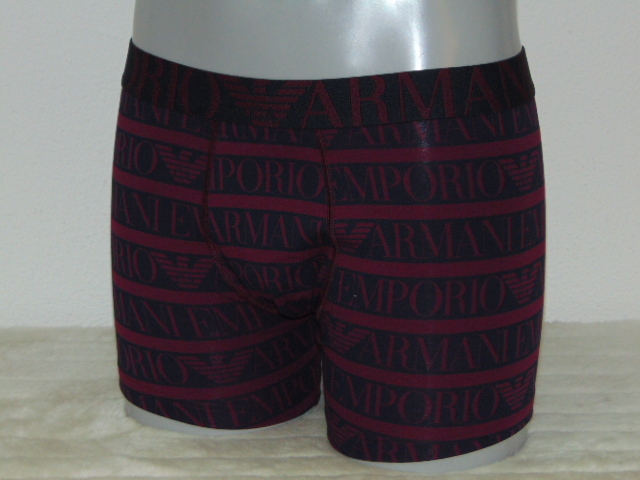 Armani Hommes Superiore bordeaux boxer