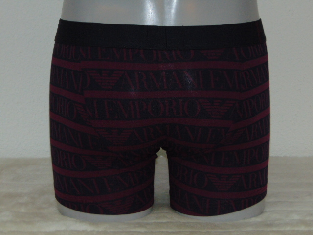Armani Hommes Superiore bordeaux boxer