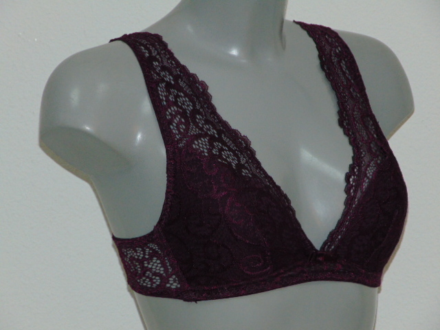 Missya Florence aubergine soutien-gorge sans armatures en dentelle