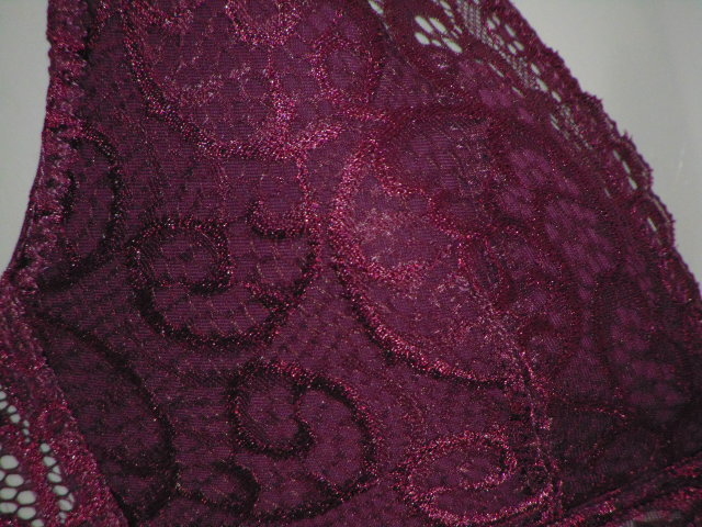 Missya Florence aubergine soutien-gorge sans armatures en dentelle