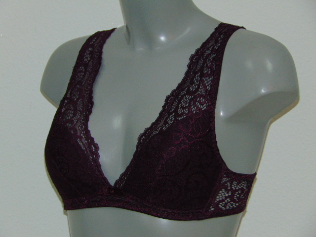 Missya Florence aubergine soutien-gorge sans armatures en dentelle