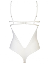 Sapph Scarlet blanc cassé corselet