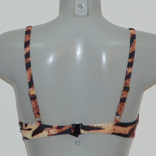 Missya Iris marron/print haut de bikini préformé