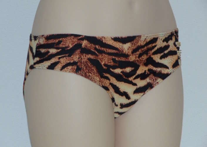 Missya Orchid marron/print slip de bikini