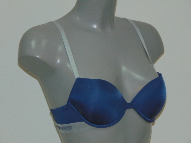Armani Ladies Contoure bleu soutien-gorge push up