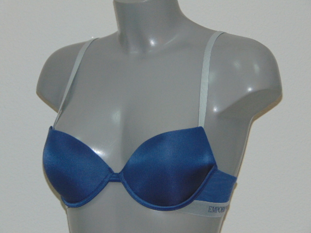 Armani Ladies Contoure bleu soutien-gorge push up