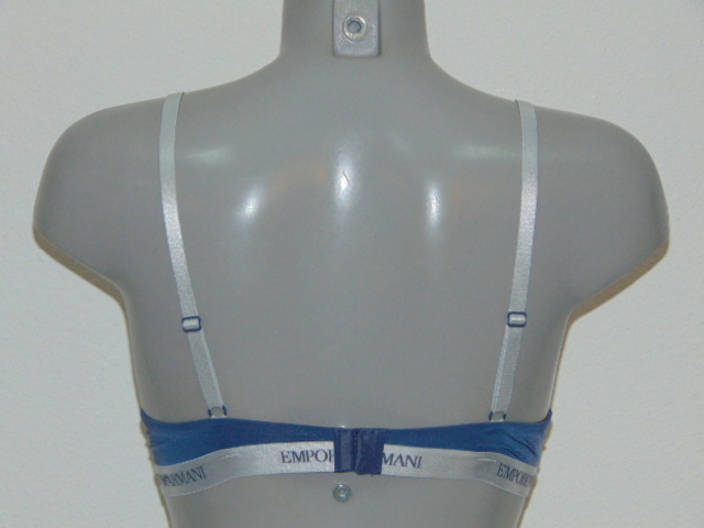 Armani Ladies Contoure bleu soutien-gorge push up