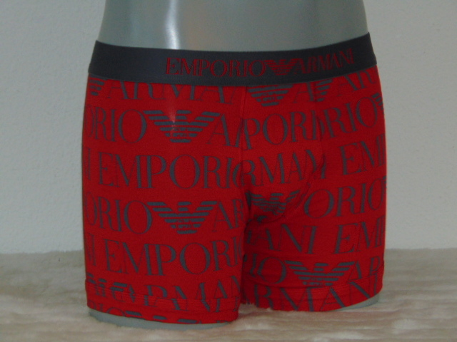 Armani Hommes Superiore rouge boxer