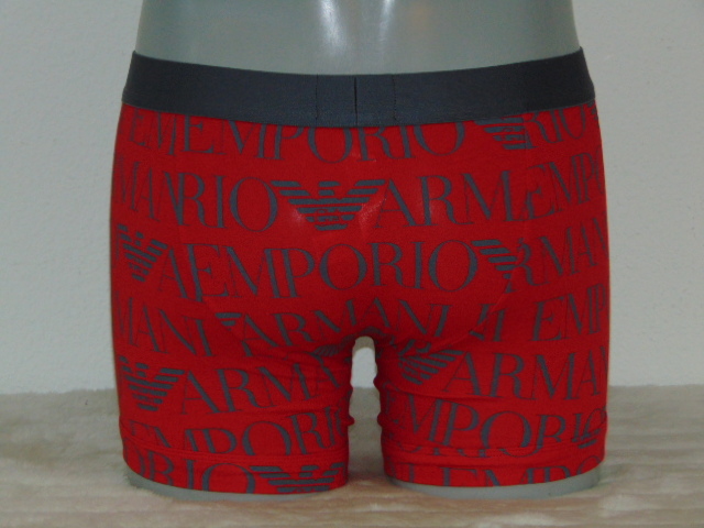 Armani Hommes Superiore rouge boxer