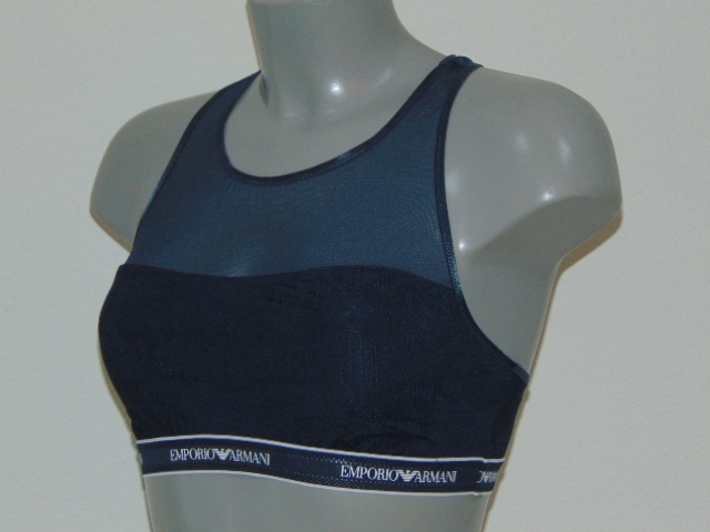 Armani Ladies Lace  bleu marine/bleu sports top