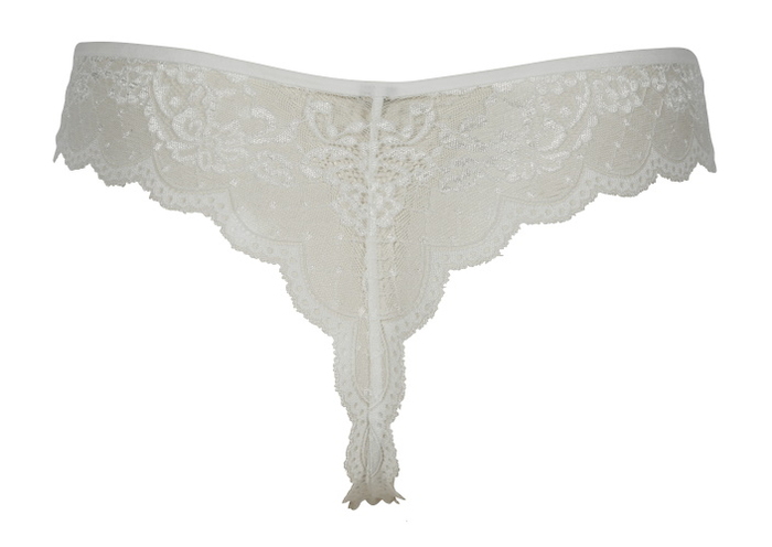 After Eden D-Cup & Up Granada blanc cassé culotte string