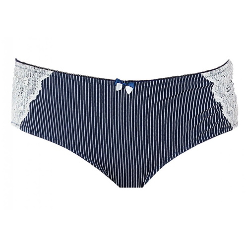 After Eden D-Cup & Up Violette bleu marine shortie