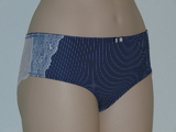 After Eden D-Cup & Up Violette bleu marine shortie