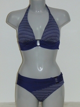 Lentiggini Pattern bleu marine set