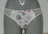 Armani Ladies Avorio Stampato ivoire/rose slip brésilien