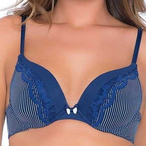 After Eden Rosanne bleu marine soutien-gorge rembourré