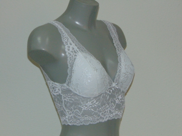 Missya Nicole blanc soutien-gorge sans armatures en dentelle